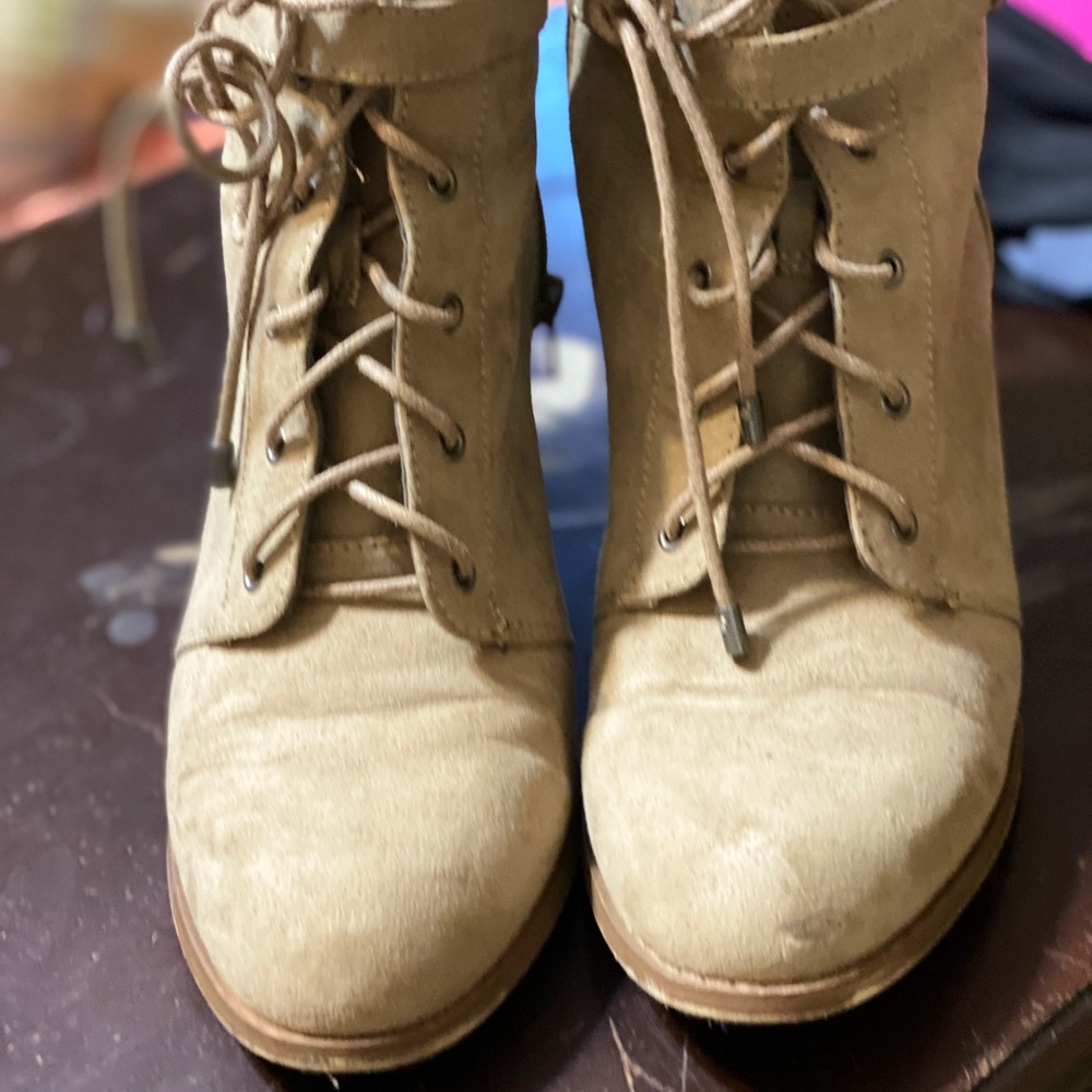 High heel booties